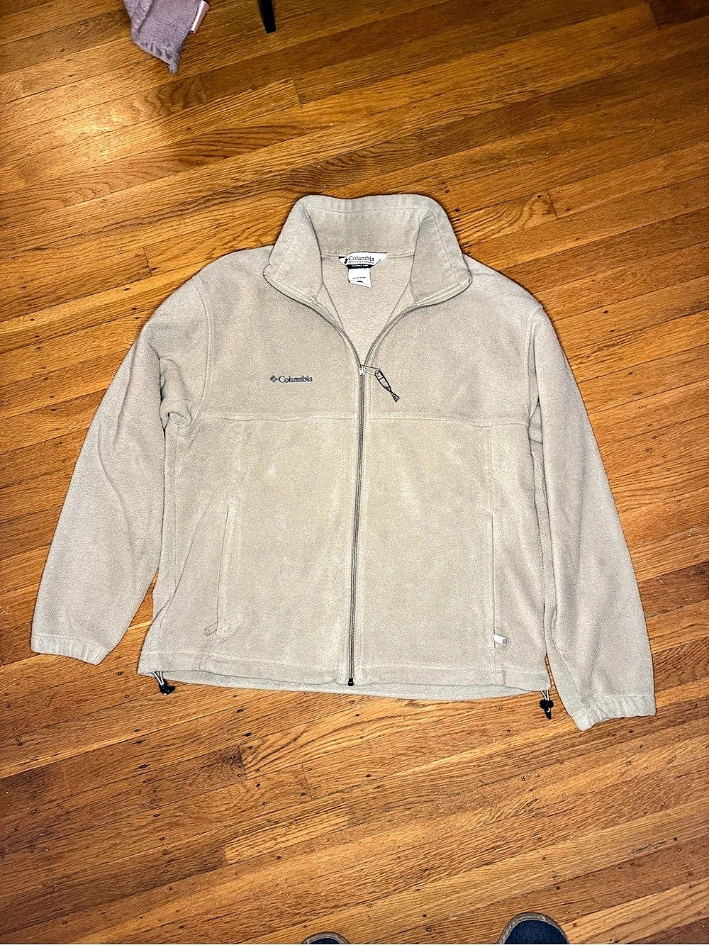 Columbia Beige Fleece Jacket